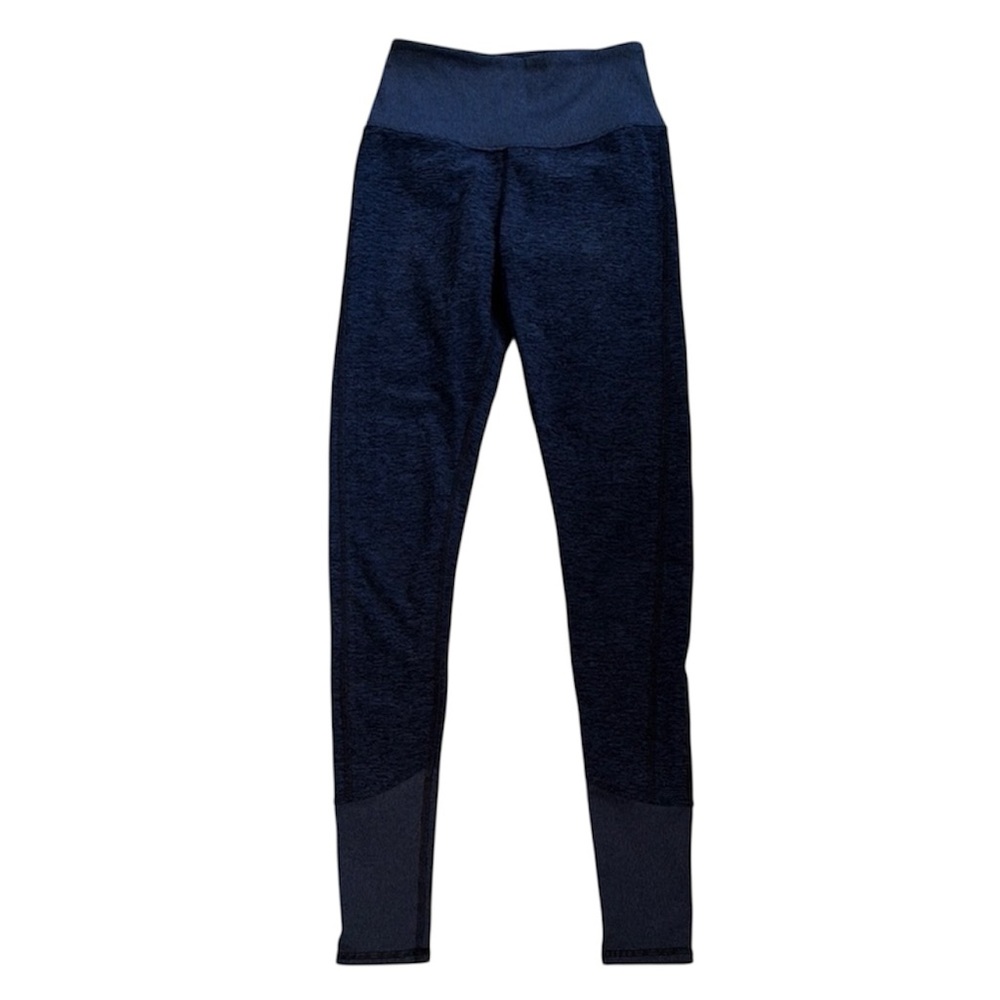 Alo Alosoft Blue & Black Heathered Leggings